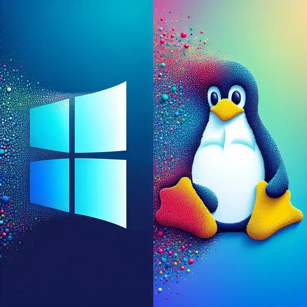 "Collage of top Linux distributions for Windows users, featuring Ubuntu, Fedora, and Linux Mint logos, highlighting their user-friendly interfaces and compatibility for those unable to upgrade to Windows 11."